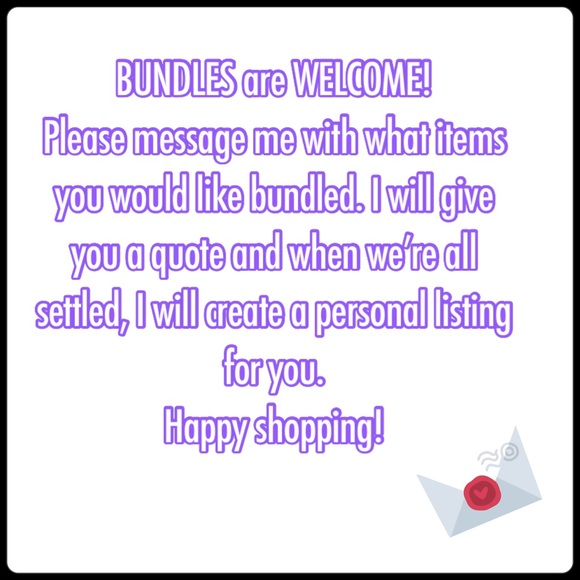 BUNDLES WELCOME!!! - Picture 1 of 1